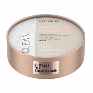 Пудра компактная для лица `CATRICE` CLEAN ID MINERAL MATT FACE POWDER тон 010 Neutral Sand