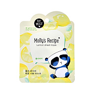 Маска для лица `DEAR MOLLY` MOLLY`S RECIPE (лимон) 23 г