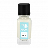 Средство для защиты и укрепления ногтей `PINK UP` `BEAUTY` calcium milk восстанавливающее с молочными протеинами 11 мл