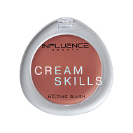Румяна для лица `INFLUENCE BEAUTY` CREAM SKILLS кремовые тон 03 Cyber Bloom