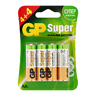 Батарейки `GP` SUPER ALKALINE АA 8 шт