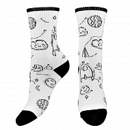 Носки `SOCKS` Space black р-р единый