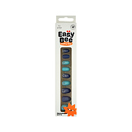 Набор накладных ногтей с клеевыми стикерами `EASYBEE` NAIL DAY Bicolour Glitter (12 шт + клеевые стикеры 24 шт)