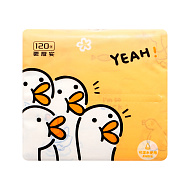 Салфетки бумажные `LELEA` Lucky Duck 40 шт