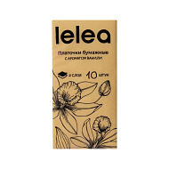 Платочки бумажные `LELEA` с ароматом ванили (2 слоя) 10 шт