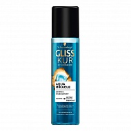 Экспресс-кондиционер для волос `GLISS KUR` AQUA MIRACLE увлажняющий (для нормальных и склонных к сухости волос) 200 мл