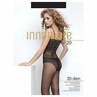 Колготки женские `INNAMORE` FLEUR 20 den (тон Nero) р-р 4