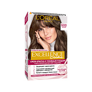 Крем-краска для волос `LOREAL` `EXCELLENCE` тон 600 Темно-русый
