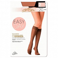 Гольфы женские `OMSA` `EASY DAY` 20 den р-р M/L 3/4 (Caramello) 2 пары