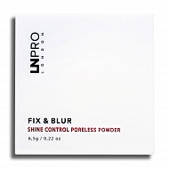 Пудра компактная для лица `LN PROFESSIONAL` FIX & BLUR POWDER прозрачная с матирующим эффектом тон 101