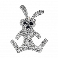 Брошь `LADY PINK` FUNNY RABBITS