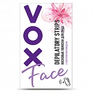 Полоски восковые для лица `VOX` 6 шт, 2 салфетки