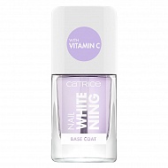 Базовое покрытие для ногтей `CATRICE` NAIL WHITENING BASE COAT