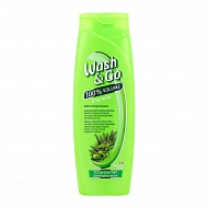 Шампунь для волос `WASH & GO` с экстрактами трав (для жирных волос) 400 мл