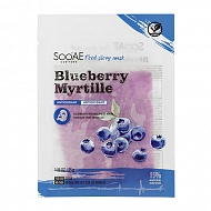 Маска для лица `SOO`AE` с экстрактом голубики 25 г