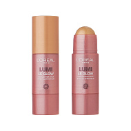 Хайлайтер-стик `LOREAL` LUMI Le Glow для сияния кожи тон 635 Glowy golden couture
