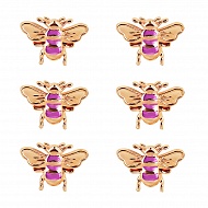 Набор кнопок `FUN` WILD GARDEN BEE 6 шт