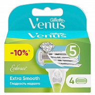 Кассеты для станка `GILLETTE` `VENUS` EMBRACE 4 шт