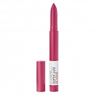 Помада для губ `MAYBELLINE` SUPER STAY INK CRAYON в стике тон 55 стойкая матовая