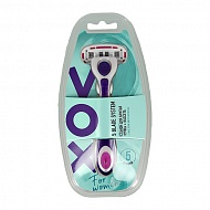 Станок для бритья `VOX` FOR WOMEN 5 лезвий с 1 сменной кассетой
