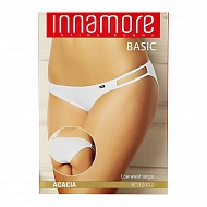 Трусы женские `INNAMORE` UNDERWEAR танга из хлопка (bianco, 4)