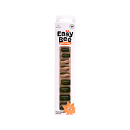 Набор накладных ногтей с клеевыми стикерами `EASYBEE` NAIL DAY Heart Web (12 шт + клеевые стикеры 24 шт)