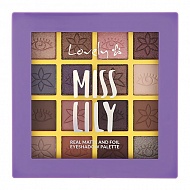 Палетка теней для век `LOVELY` MISS LILY