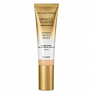 Основа тональная для лица `MAX FACTOR` MIRACLE TOUCH SECOND SKIN тон 03 light