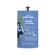 Гель для душа `CAFE MIMI` SUPER FOOD Голубика и можжевельник 100 мл
