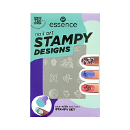 Трафареты для стемпинга ногтей `ESSENCE` NAIL ART STAMPY DESIGNS тон 01 Stamping on