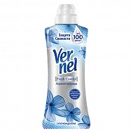 Кондиционер для белья `VERNEL` FRESH CONTROL Ледяная прохлада (суперконцентрат) 600 мл