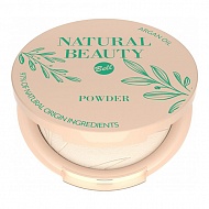 Пудра компактная для лица `BELL` `NATURAL BEAUTY` NATURAL BEAUTY POWDER тон 01