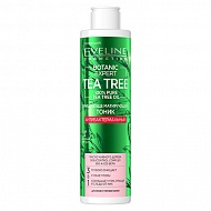 Тоник для лица `EVELINE` BOTANIC EXPERT TEA TREE 3 в 1 антибактериальный очищающе-матирующий 225 мл
