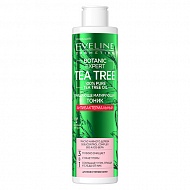 Тоник для лица `EVELINE` BOTANIC EXPERT TEA TREE 3 в 1 антибактериальный очищающе-матирующий 225 мл