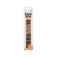 Набор накладных ногтей с клеевыми стикерами `EASYBEE` NAIL DAY Green Fantasy (12 шт + клеевые стикеры 24 шт)