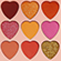 Палетка теней для век `I HEART REVOLUTION` HEART BREAKERS тон fiery